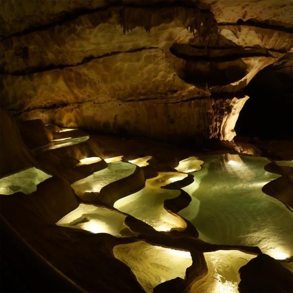 La Grotte Saint-Marcel Entrée de la Grotte Saint-Marcel dans les Gorges de l'Ardèche